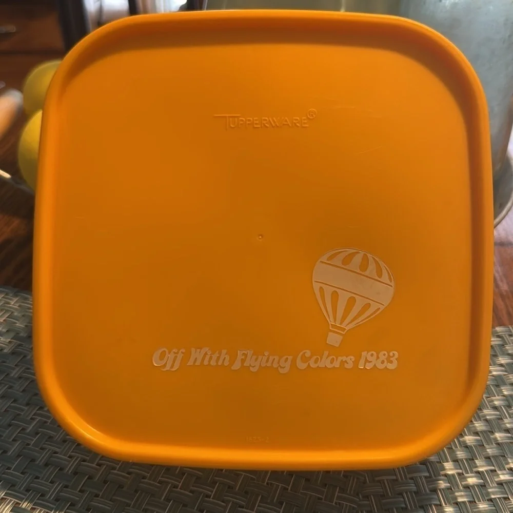 Vintage Tupperware Modular Mate 1. “Off With flying colors 1983”